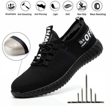 Mens Womens Safety Shoes Steel
