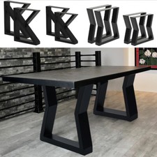Black Industrial Metal Table
