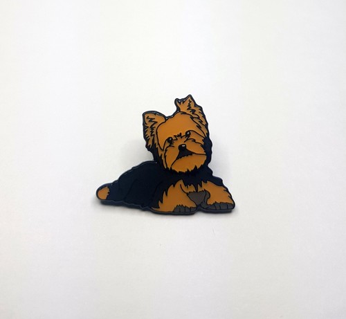 Yorkshire terrier enamel pin - yorkshire,