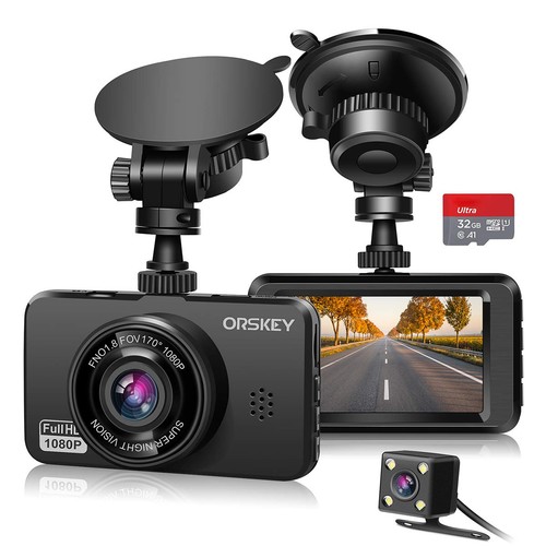 Orskey dash cam for cars - dash,