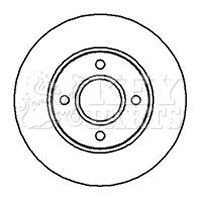 Key parts kbd4983 brake - key, disc
