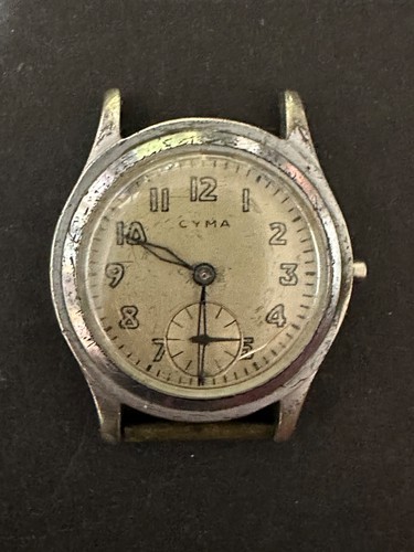 Vintage cyma 1940s wristwatch - vintage,