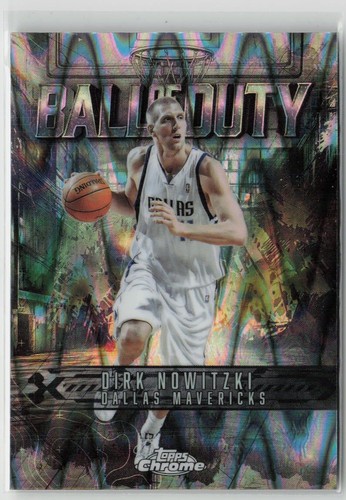 Topps chrome dirk - dirk, nowitzki