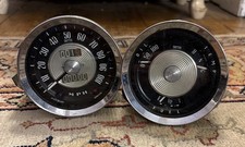 VINTAGE SMITHS Speedometer 100mph  & Tri-Gauge Temp Fuel Oil Spares Or Repair