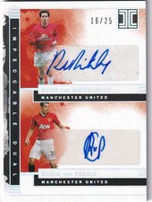 24-25 Panini Impeccable Dual Auto Ruud Van Nistelrooy & van persie  /25 man utd