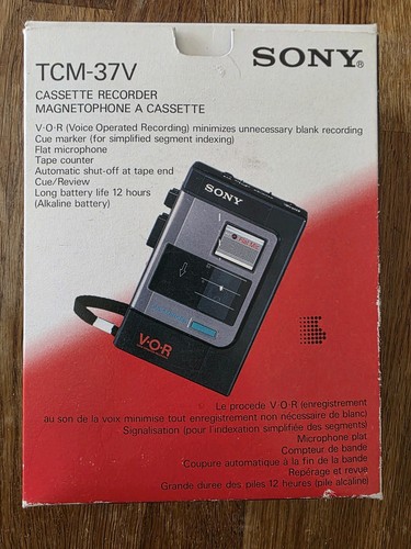 Sony tcm cassette recorder - sony, tcm-37