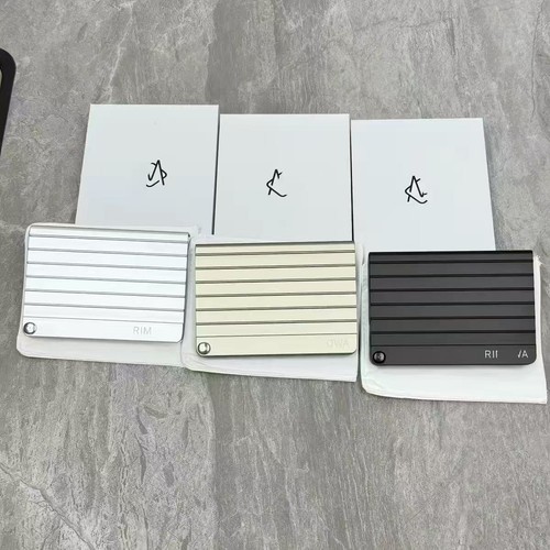 Rimowa card holder aluminium - -,