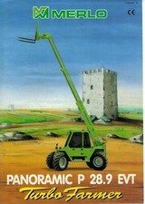 Merlo Panoramic P 28.9 EVT Turbo Farmer Telehandler Brochure 1999 3267E
