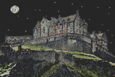 Edinburgh Castle At Night