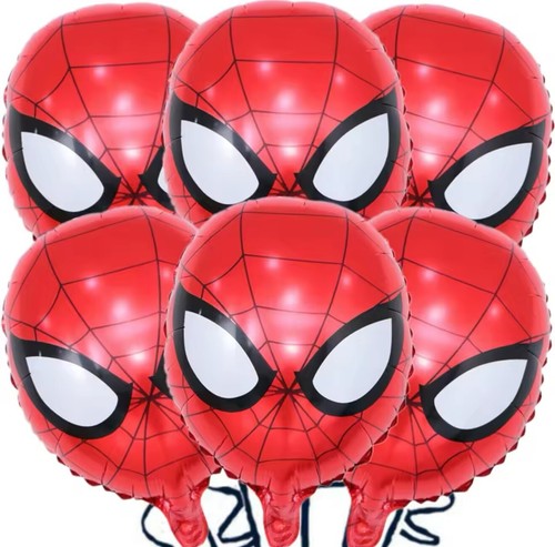 5pcs spiderman head balloons - 5pcs,
