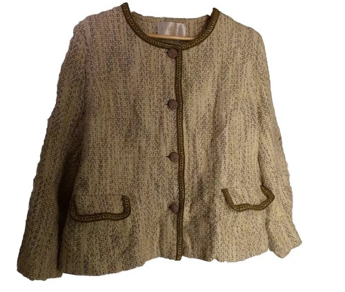 Tweed gold ecru - gold,