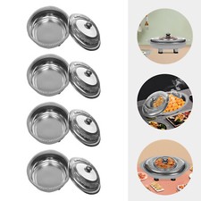 4pcs Buffet Food Plates Buffet
