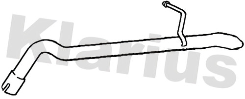 Klarius tail pipe fits ford - tail,