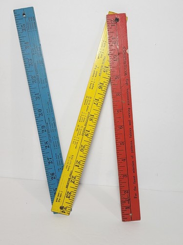 Vtg folding wooden yard - vtg,