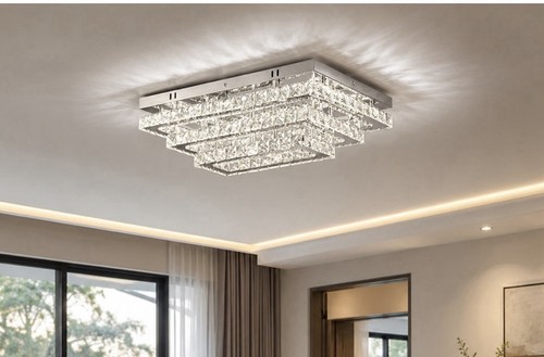 Modern crystal led ceiling - led,