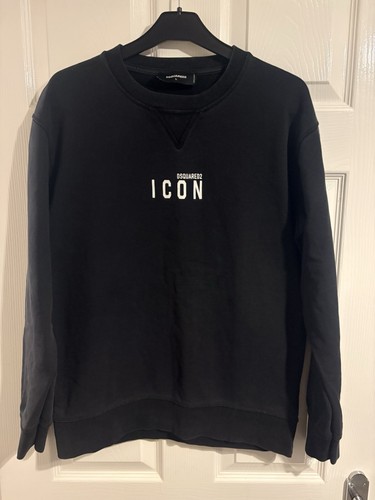 Dsquared2 icon black - black, crewneck