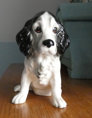 China sylvac spaniel black - sylvac,