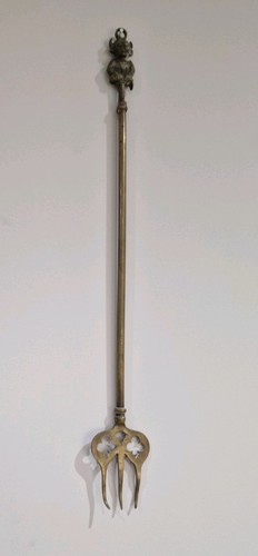 Antique solid brass toasting - brass,