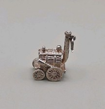 Vintage Steam Engine Charm