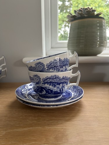 Spode blue italian breakfast - blue,