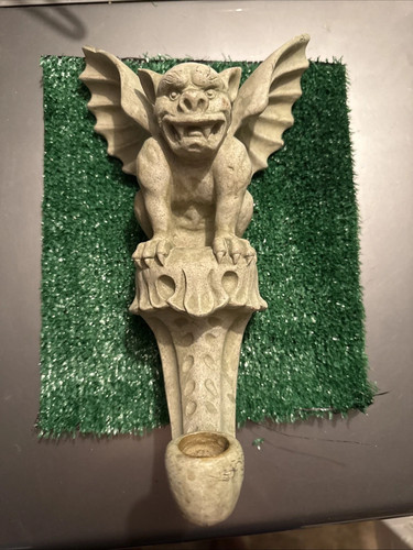 Winged gargoyle wall sculpture - winged,