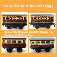 4x Hornby O Gauge Tinplate