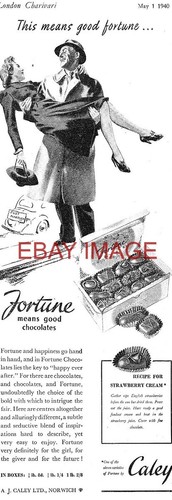Ww2 advert caley norwich - of,