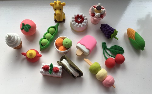 Iwako erasers bundle 15 - of,