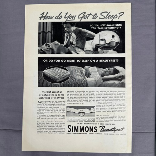 1937 simmons beautyrest - simmons,
