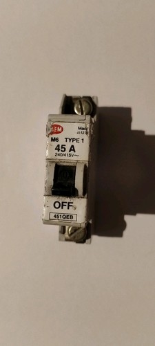Mem 45a type mcb - m6,