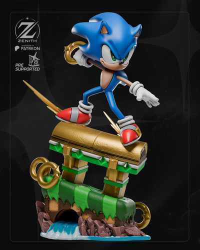 Sonic printed zenith statue - printed,