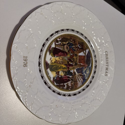 Coalport plate christmas - christmas, 1976