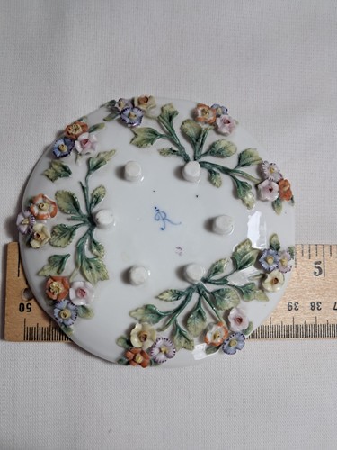 Meissen saucer flower - meissen,