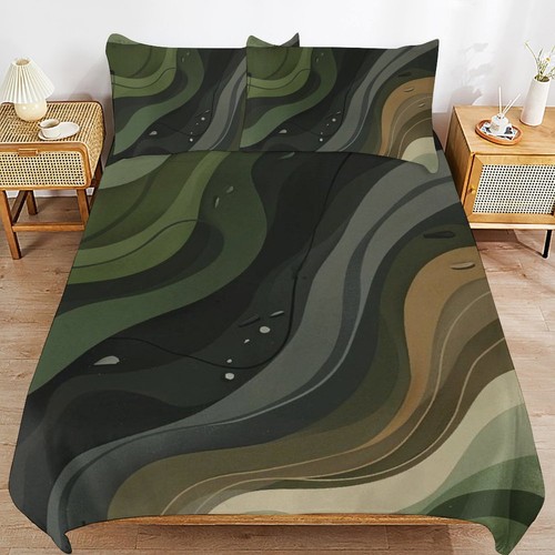 Camouflage soft duvet quilt - soft,