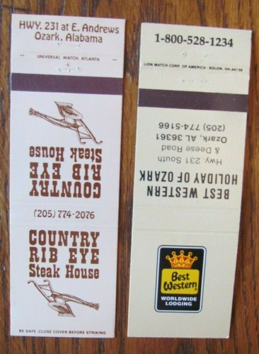 Ozark alabama matchbook - ozark,,