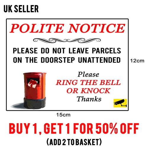 Not leave parcels - do,