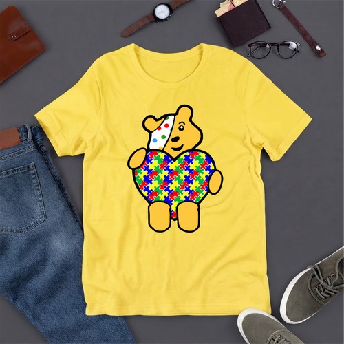 Autism awareness pudsey - autism, bear