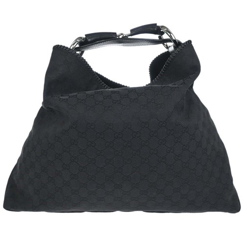 Gucci black canvas - black, gg