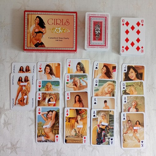 Vintage playing cards - cards, canasta