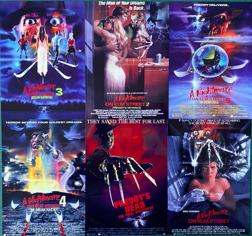 Horror film metal signs - metal,