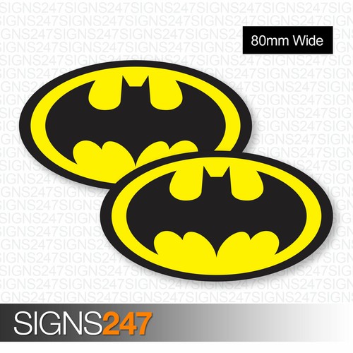 Batman stickers 80mm wide - 2,
