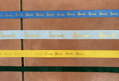 Harrods ribbon sold the - ribbon, -sold
