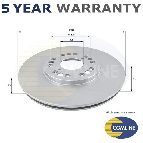 Comline front brake disc fits - comline,