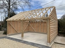 Prefab oak fronted two bay - fronted,