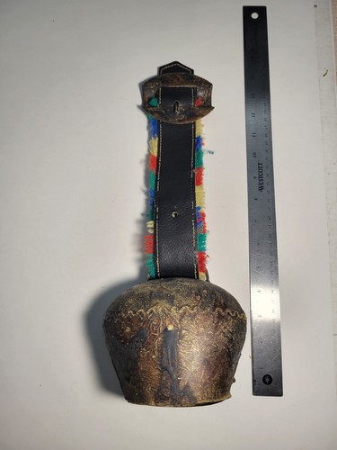 Vintage swiss large cow bell - cow,