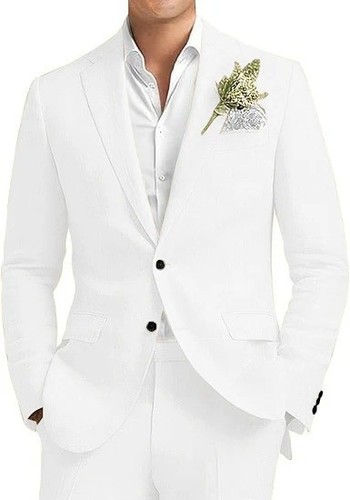Men linen piece suit - men's, 2