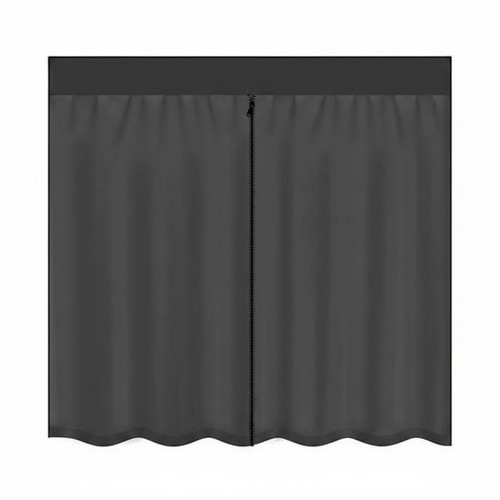 Rear door screen - door, zippered
