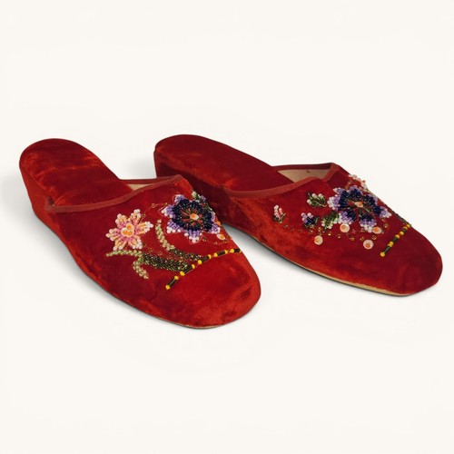Chinese velvet slippers women - velvet,