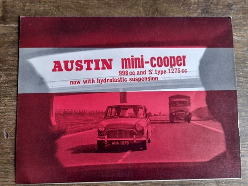 Austin mini cooper 998cc and - mini, s