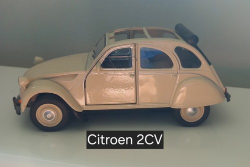 Diecast model car citreon 2cv - model,